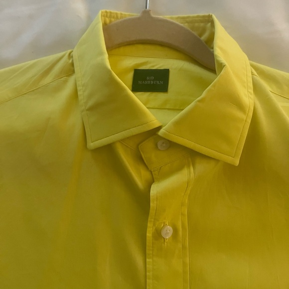 Sid Mashburn yellow long sleeve button down shirt. Medium - Picture 2 of 13